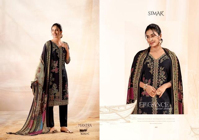 Glossy simar mantra textiles wholesale dress material bengaluru karnataka